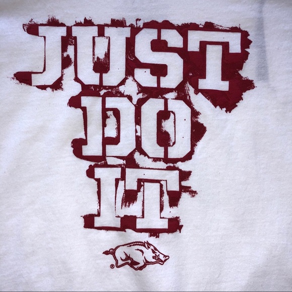 Arkansas Razorback Nike Just Do It T-Shirt - Picture 3 of 4